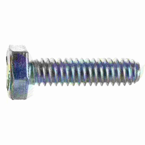 Midwest Fastener Grade 5, 1/4"-20 Hex Head Cap Screw, Zinc Plated Steel, 1 in L, 10 PK 933883 - main